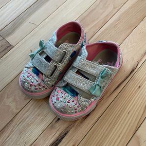 Skechers Twinkle Toes Light Up Sneakers Velcro